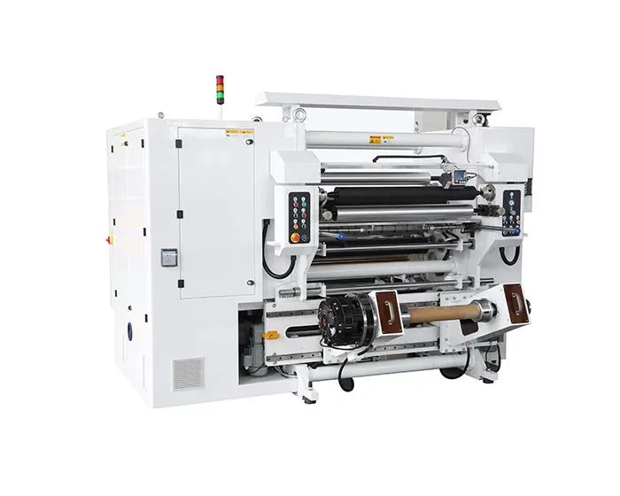 High Speed Aluminium Folie Roll Slitting og Tilbakespoling Machine